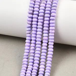 Dyed Natural Magnesite Beads Strands