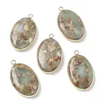 Dyed Synthetic Imperial Jasper Pendants