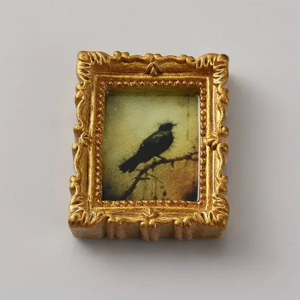 Halloween Miniature Resin Rectangle Photo Frame