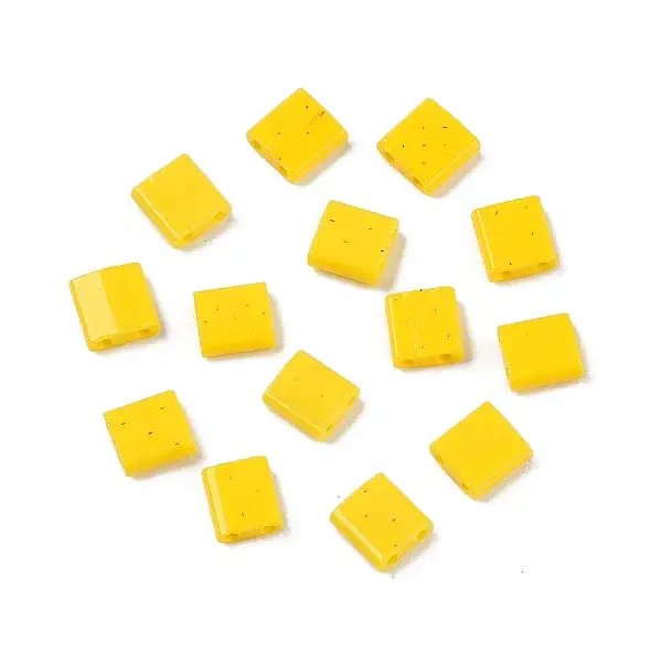 2-Hole Baking Paint Glass Seed Beads