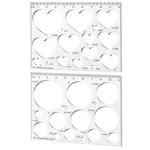 2Pcs Acrylic Templates