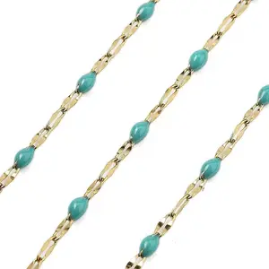 Ion Plating(IP) 304 Stainless Steel Dapped Chains
