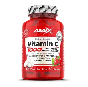 AMIX Vitamín C 1000 mg s extraktom zo šípok 100 kapsúl