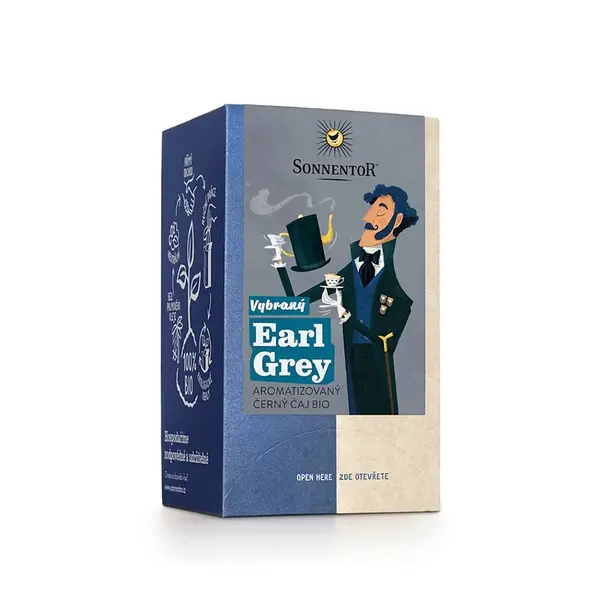 SONNENTOR Čaj earl grey BIO 18 sáčků