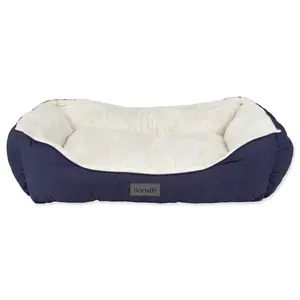 Scruffs Pelech Wilton Box Bed modrý XL 90x70cm