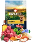 Ontario Adult Mini Lamb & Brown Rice 0,75kg