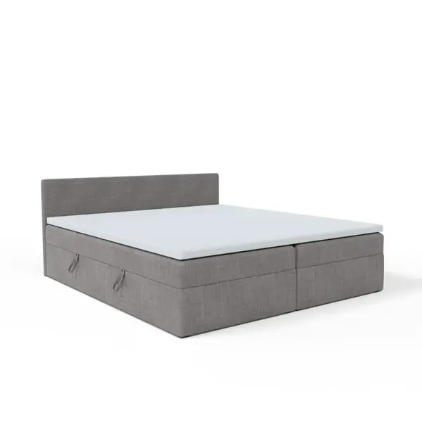Fedve BOXSPRINGOVÁ POSTEL Verdig 180x200 cm, Šedá
