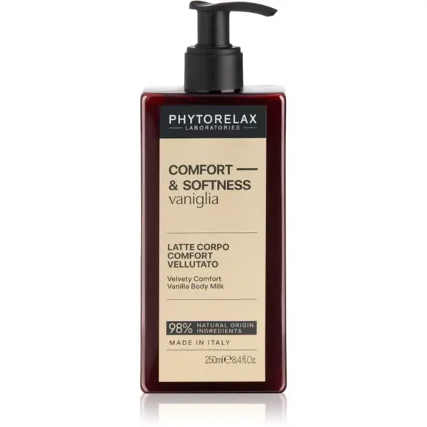 Phytorelax Laboratories Comfort & Softness Vanilla sametové tělové mléko 250 ml