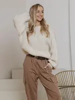 Edoti Women's boxy sweater EL