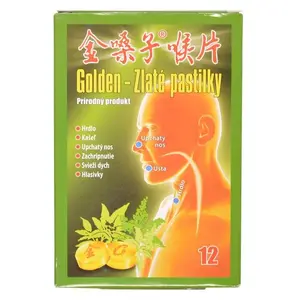 GOLDEN Zlaté pastilky 12 kusů