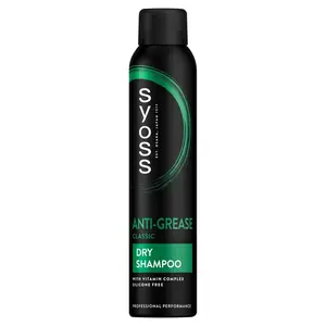 Syoss Suchý šampon pro rychle se mastící vlasy Anti Grease Dry Shampoo 200 ml