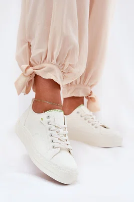 BIG STAR SHOES Dámské Tenisky Na Platformě Z Eko Kůže Big Star