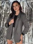Marynarka damska one size MARANTTA grafitowa Dstreet