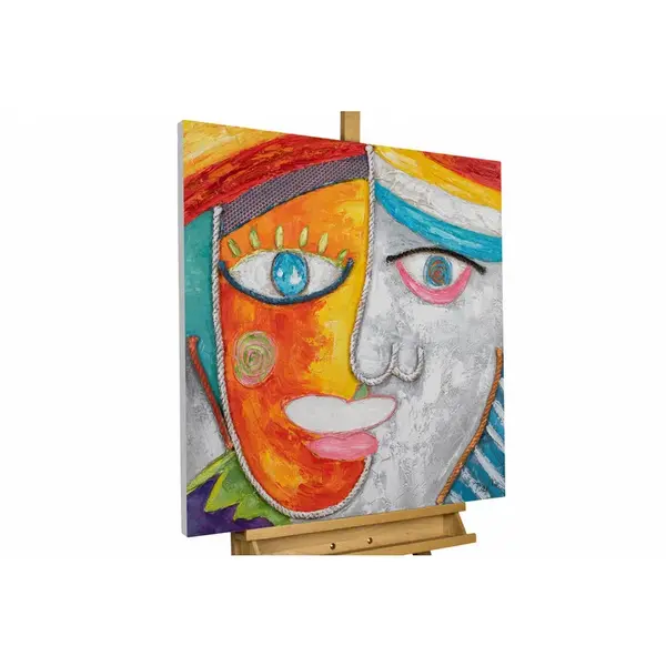 KUNSTLOFT RUČNĚ MALOVANÝ AKRYLOVÝ OBRAZ, 80/80 CM