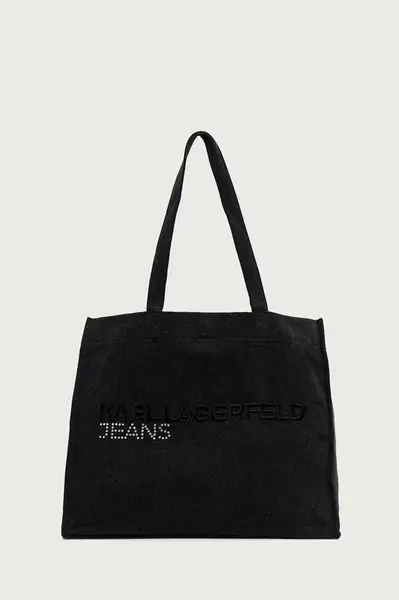 Karl Lagerfeld Jeans  látková taška džínová