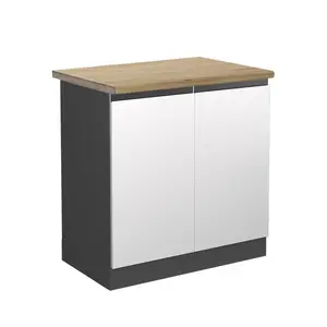Vicco SKŘÍŇKA POD DŘEZ R-Line Bílá 80 cm , PD Dub