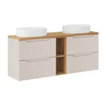 Petits-meubles DVOJUMYVADLO 140.4cm Riva Kašmír a dřevo
