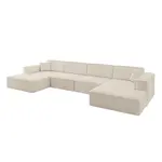 ALTDECOR SEDACÍ souprava IREA-U2-v4 – 386 x 165 x 77 cm, béžová