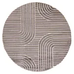 Mazovia KOBEREC šedý geometrický - 150 x 150 cm