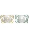 Chicco Dudlík Physio Light silikonový noční 2–6 m 2 ks