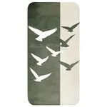 OnlyWow KOUPELNOVÁ PŘEDLOŽKA Japandi - Pták - Zelený 60x120 cm