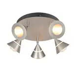 Trio ROMEO led stropné svietidlo chróm kov 637010507 TR637010507