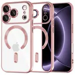 Techsuit Luxury Crystal MagSafe, iPhone 17 Pro / 18 Pro, růžový