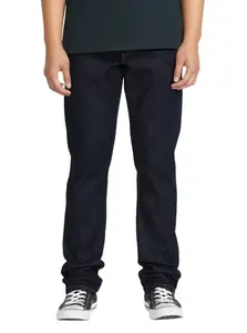 Volcom pánské kalhoty Vorta Denim Rinse | Modrá | Velikost 36 x 34