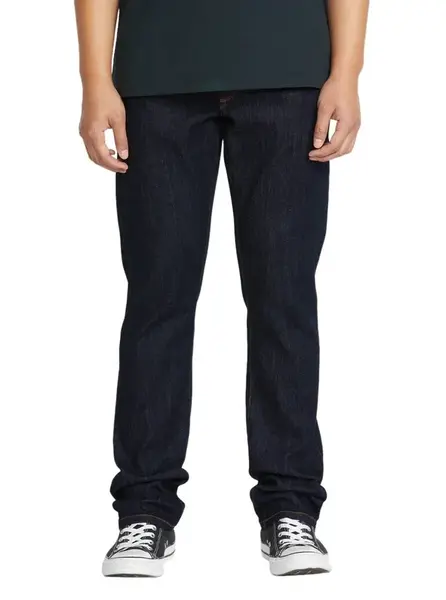 Volcom pánské kalhoty Vorta Denim Rinse | Modrá | Velikost 36 x 34