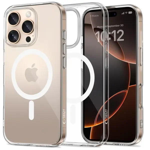 Tech-Protect Flexair MagSafe, iPhone 16 Pro, průhledný