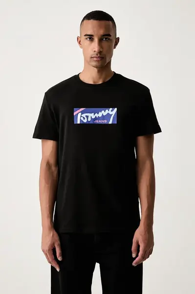 Tommy Jeans  tričko pánské bavlněné