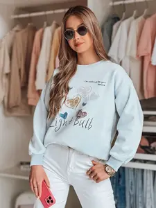 Dámská oversize mikina srdíčka PINKNOTE