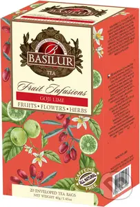BASILUR Fruit Goji & Lime 20x2g
