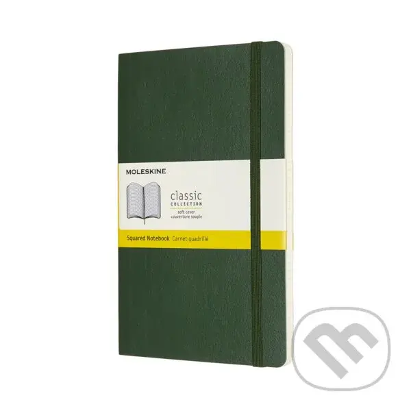Moleskine - zelený zápisník Soft