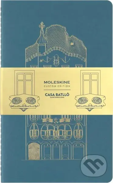 Moleskine - sada 2 zošitov Cahier Casa Batlló