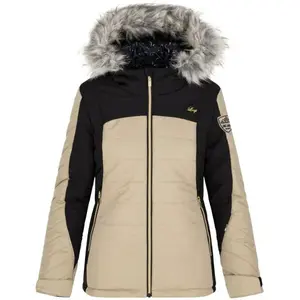 LOAP OKIDASA Dámská lyžařská bunda, béžová, velikost