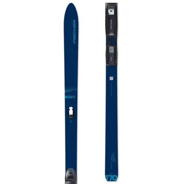 Fischer OUTBACK 68 CROWN/SKIN XLITE + BCX AUTO Běžky nordic cruising, tmavě modrá, velikost
