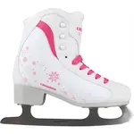 Crowned GLAMOUR JR Dívčí fashion lední brusle, bílá, velikost