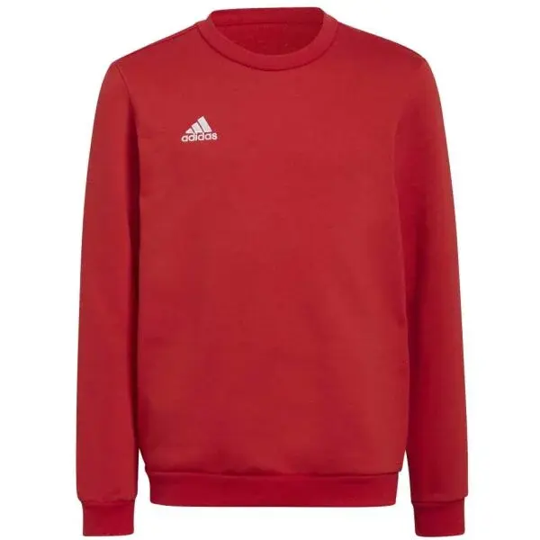 adidas ENTRADA 22 SWEATSHIRT Chlapecká mikina, červená, velikost