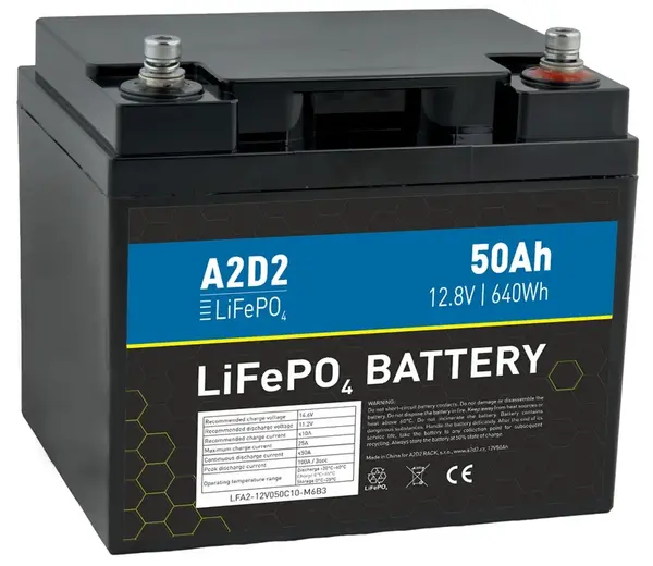 A2d2 baterie lifepo4 12,8 v 50ah m6 gotion cells
