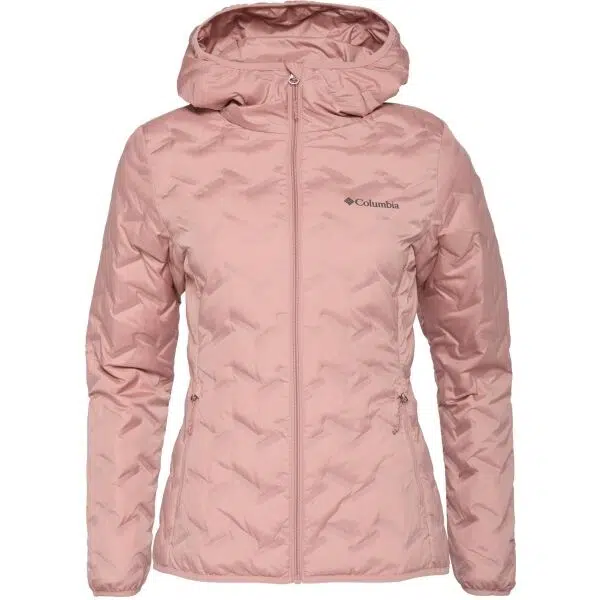 Columbia DELTA RIDGE II DOWN HOODED JACKET Dámská zimní bunda, růžová, velikost