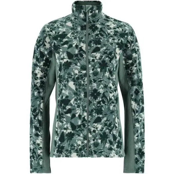 KARI TRAA THALENA Dámská fleecová mikina, tmavě zelená, velikost