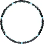 HMS HHP006 Masážní hula hoop obruč, černá, velikost
