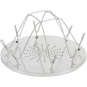 HIGHLANDER TOASTER Skládací toustovač, stříbrná, velikost