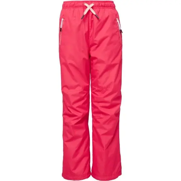 Lotto THERYX Dívčí zimní šusťákové kalhoty, růžová, velikost 116-122