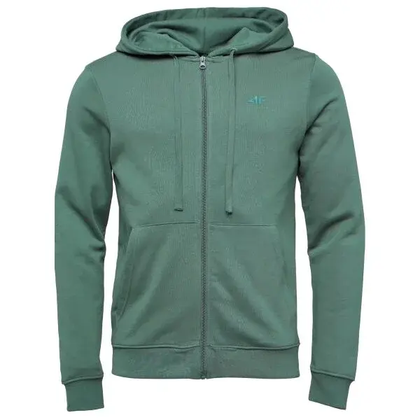 4F SWEATSHIRT Pánská mikina, zelená, velikost