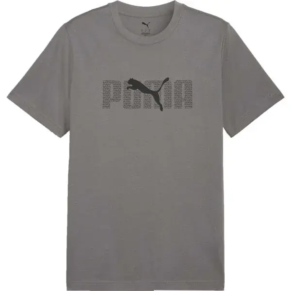 Puma ESSENTIALS LOGO LAB TEE Pánské triko, šedá, velikost