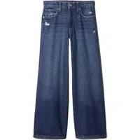 GAP BAGGY Dívčí džíny, tmavě modrá, velikost 8Y