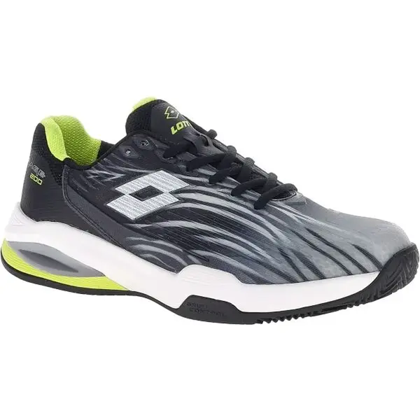 Lotto MIRAGE 200 II PRT CLY Pánské boty na tenis, černá, velikost 45.5