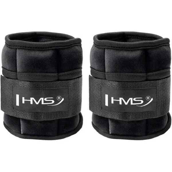 HMS ONK02 Zátěže na zápěstí a kotníky, černá, velikost 1 KG
